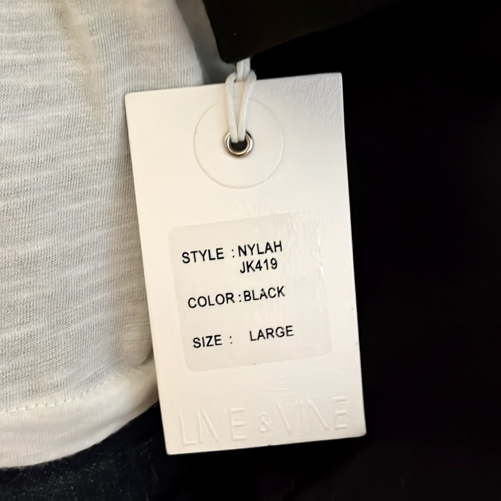 NWT Lime & Vine Black Bomber Jacket. - Picture 10 of 13